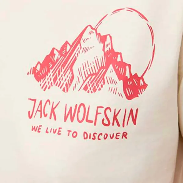 Футболка для женщин Jack Wolfskin Bergblick T W  / Бежевый photo 5
