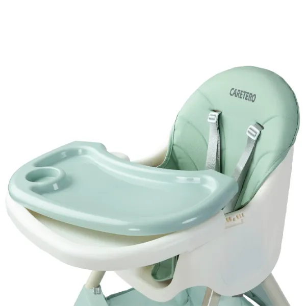 Scaun de masă Caretero Bill (5908310387369) / 6 luni / Mint  photo 4 Scaun de masă Caretero Bill (5908310387369) / 6 luni / Mint  photo 4
