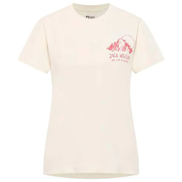 Футболка для женщин Jack Wolfskin Bergblick T W  / Бежевый photo 1