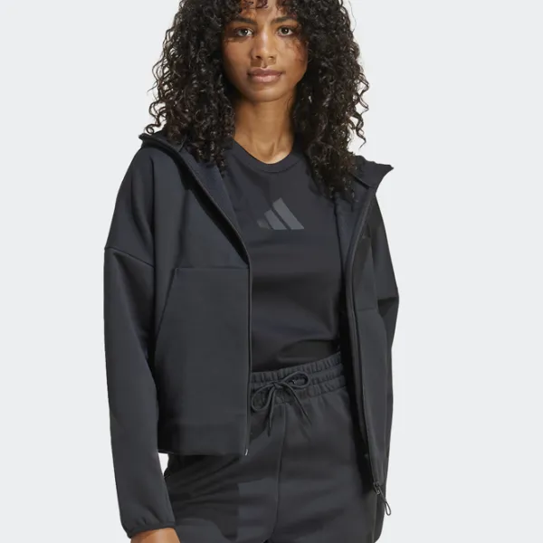 Jachetă sport pentru femei Adidas ADJE7848  L / Black photo 5 Jachetă sport pentru femei Adidas ADJE7848  L / Black photo 5