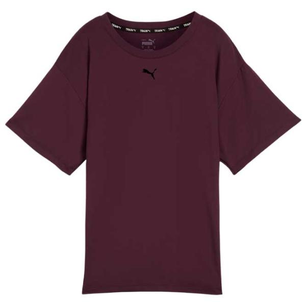 Tricou pentru femei Puma Cloudspun Tee - Reg  / Bordo photo 1