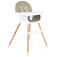 Стульчик для кормления Moni Gelato 2in1 (3801005151691) / 6 месяцев / Серый 