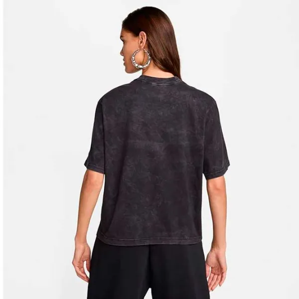 Tricou pentru femei Nike W Nsw Tee Boxy Wash  / Black photo 2