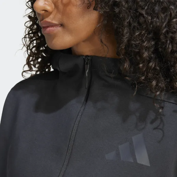 Спортивная куртка для женщин Adidas ADJE7848  XS / Черный photo 3 Спортивная куртка для женщин Adidas ADJE7848  XS / Черный photo 3