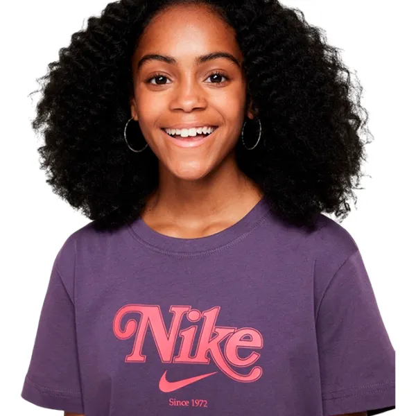 Футболка для девочек Nike Nsw Trend Bf Tee  / Пурпурный photo 2