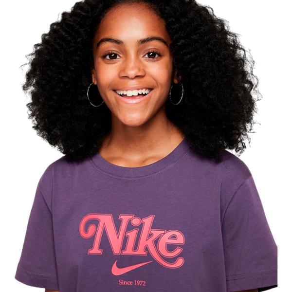 Tricou pentru fete Nike Nsw Trend Bf Tee  / Purple photo 2 Tricou pentru fete Nike Nsw Trend Bf Tee  / Purple photo 2