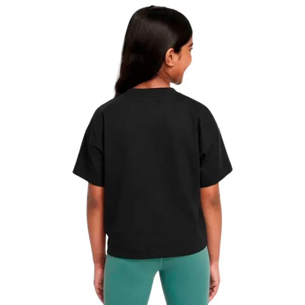Tricou pentru fete Nike Nsw Tee Essential Aop  / Black photo 2