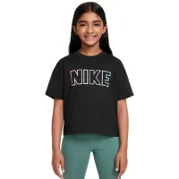Tricou pentru fete Nike Nsw Tee Essential Aop  / Black