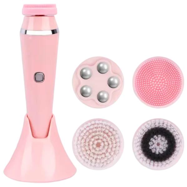 Aparat de curățare a feței Ultrasonic SK-0306 Pink photo 2