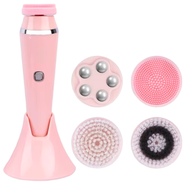 Aparat de curățare a feței Ultrasonic SK-0306 Pink photo 2