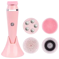 Aparat de curățare a feței Ultrasonic SK-0306 Pink photo 2