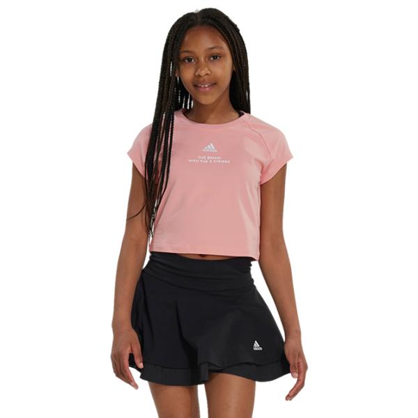 Tricou pentru fete Adidas Street Jam Short Tee  / Light Pink photo 2