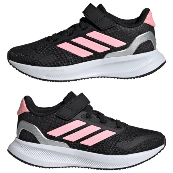 Кроссовки для девочек Adidas Runfalcon 5 El C Демисезон / Черный photo 4