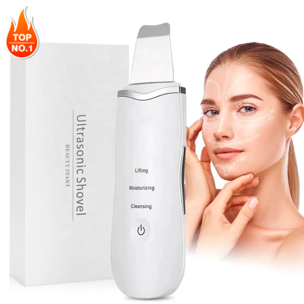 Aparat de curățare a feței Ultrasonic ZTY-0917 White photo 5