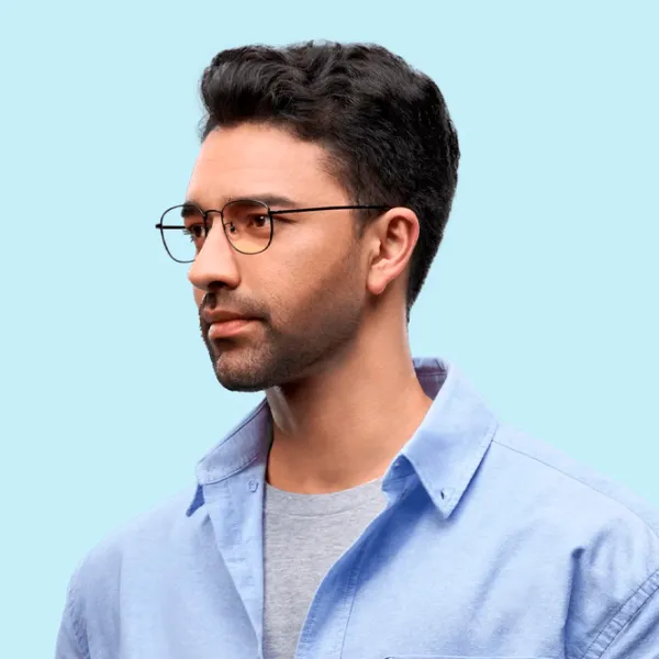Очки для мужчин Xiaomi Blue Light Blocking Glasses Металл / Черный photo 4