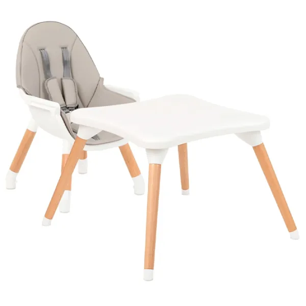 Scaun de masă Kikka Boo Multi 3in1 (3800171200639) / 6 luni / Dark Beige  photo 4