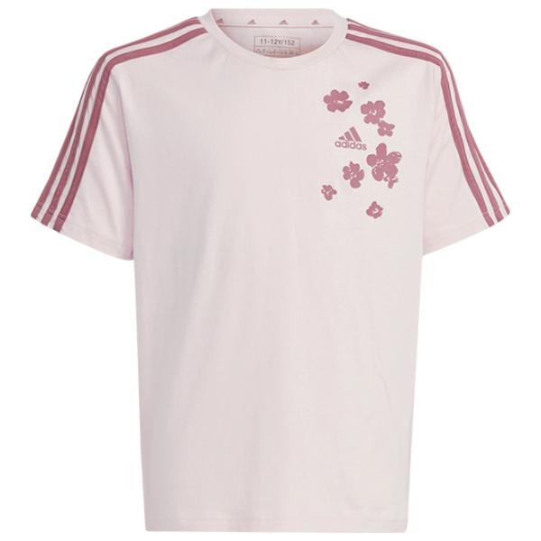 Tricou pentru fete Adidas Jg Flower Tee  / Pink photo 1