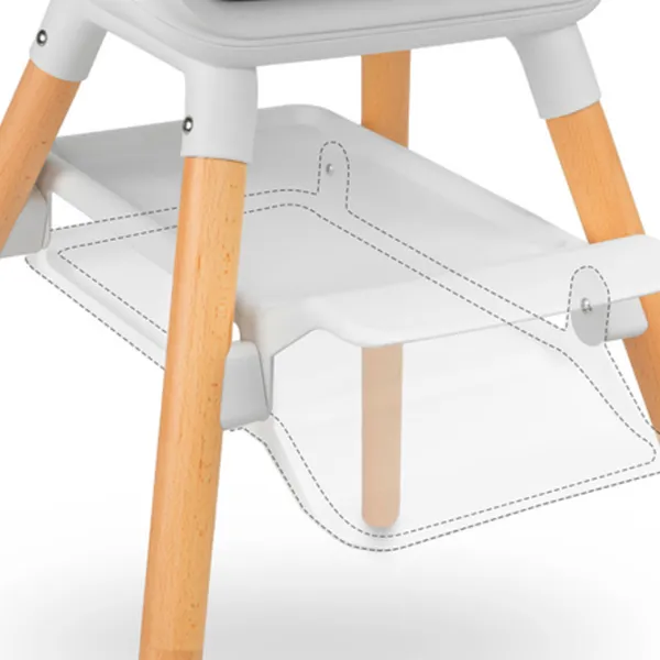 Scaun de masă Caretero Bravo (5908310392691) / 6 luni / Gray  photo 11 Scaun de masă Caretero Bravo (5908310392691) / 6 luni / Gray  photo 11