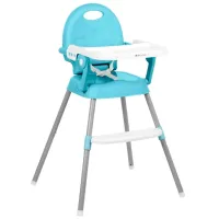 Scaun de masă KikkaBoo Spoony (3801004011668) / 6 luni / Blue 