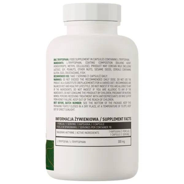 Aminoacizi Osrovit Tryptophan (5903246224375) 37 g  photo 3 Aminoacizi Osrovit Tryptophan (5903246224375) 37 g  photo 3