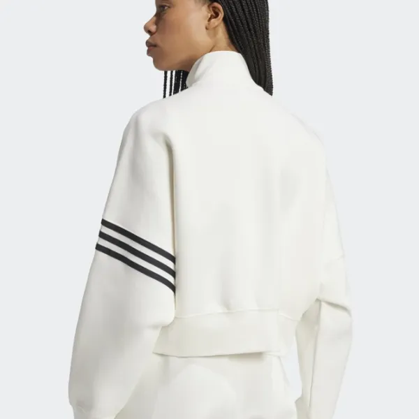 Спортивная куртка для женщин Adidas ADIY7572  S / Белый photo 4 Спортивная куртка для женщин Adidas ADIY7572  S / Белый photo 4