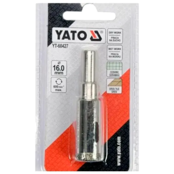 Carotă Yato YT60427 Diamant / Cilindric photo 3