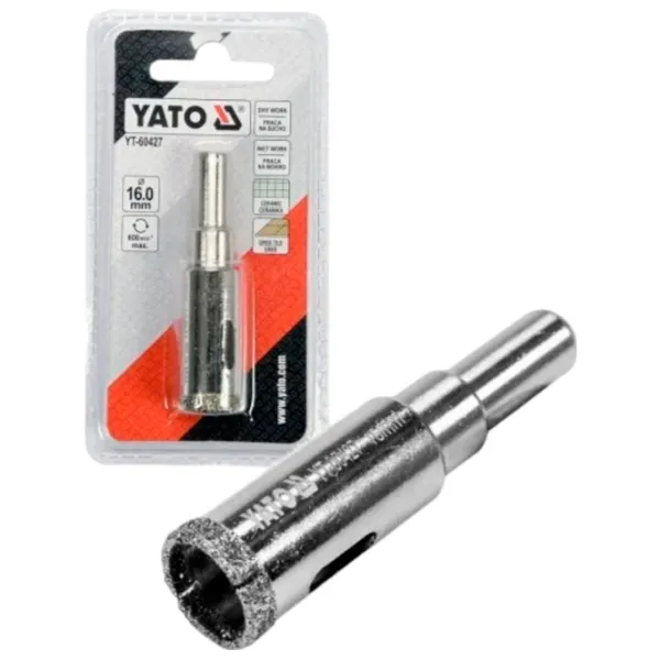 Carotă Yato YT60427 Diamant / Cilindric photo 4
