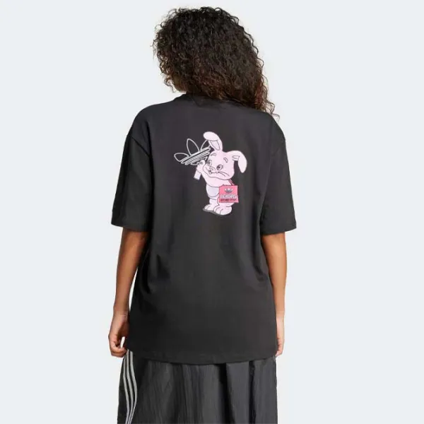 Tricou pentru femei Adidas Bunny Tee  / Black photo 3