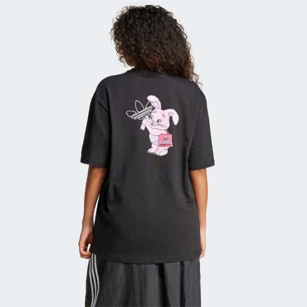Tricou pentru femei Adidas Bunny Tee  / Black photo 3