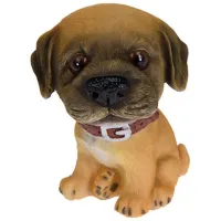 Figurină de gradină NVT Cățeluș așezat Policeramică / Multicolor