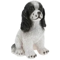 Figurină de gradină NVT Câine așezat Policeramică / Multicolor