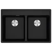 Кухонная мойка Franke MRG 620-35-35 TL 76 x 51 / Искусственный камень / Черный