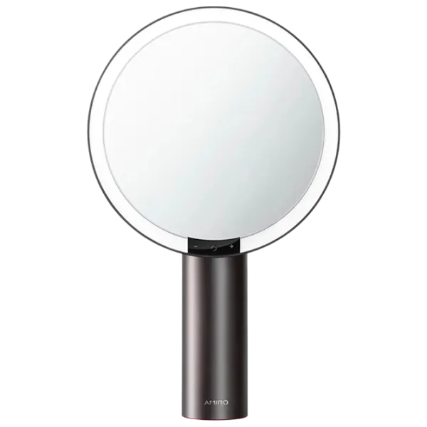 Зеркало для макияжа Xiaomi Amiro O-Series HD Daylight Односторонняя / Черный photo 1
