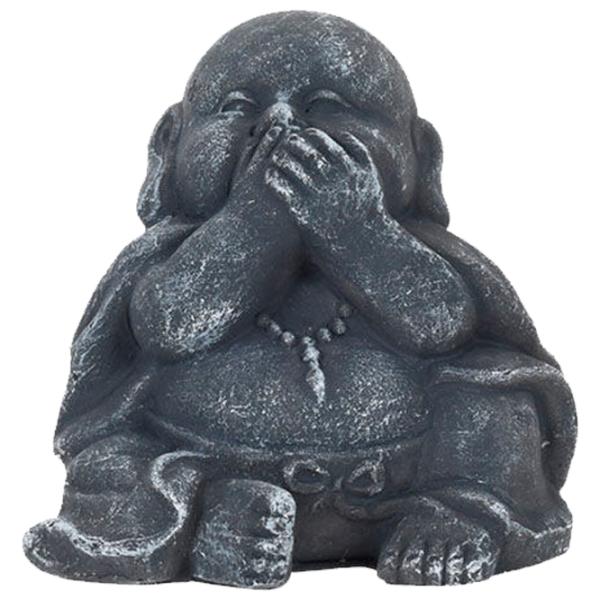 Figurină de gradină H&S Buddha nu vede, nu aude, nu vorbeste Policeramică / Multicolor photo 1