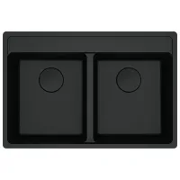 Кухонная мойка Franke MRG 620-35-35 TL 76 x 51 / Искусственный камень / Черный