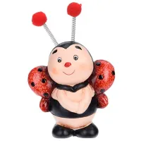 Figurină de gradină ProGarden Buburuză, Albină Ceramică / Multicolor