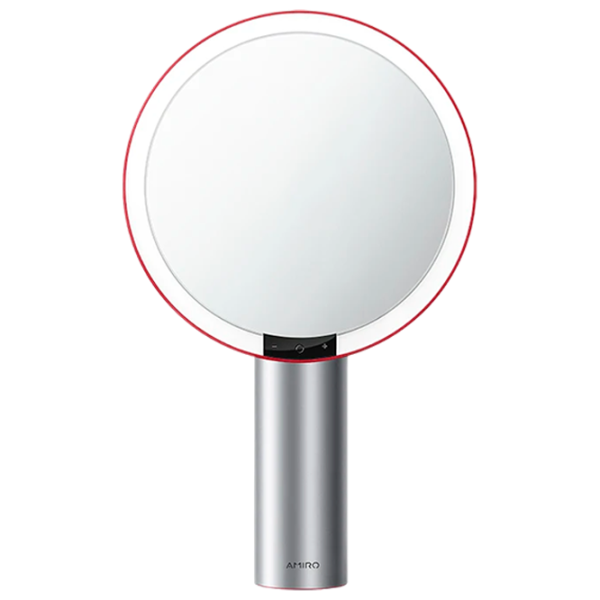 Зеркало для макияжа Xiaomi Amiro O-Series HD Daylight Односторонняя / Красный photo 1