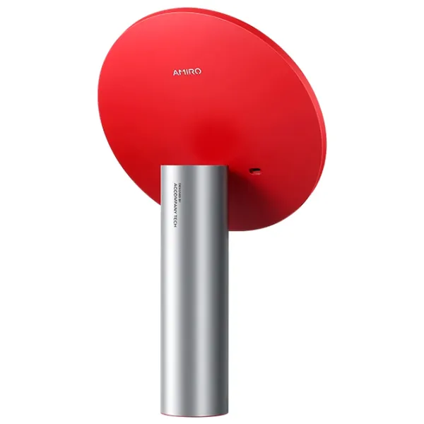 Зеркало для макияжа Xiaomi Amiro O-Series HD Daylight Односторонняя / Красный photo 2