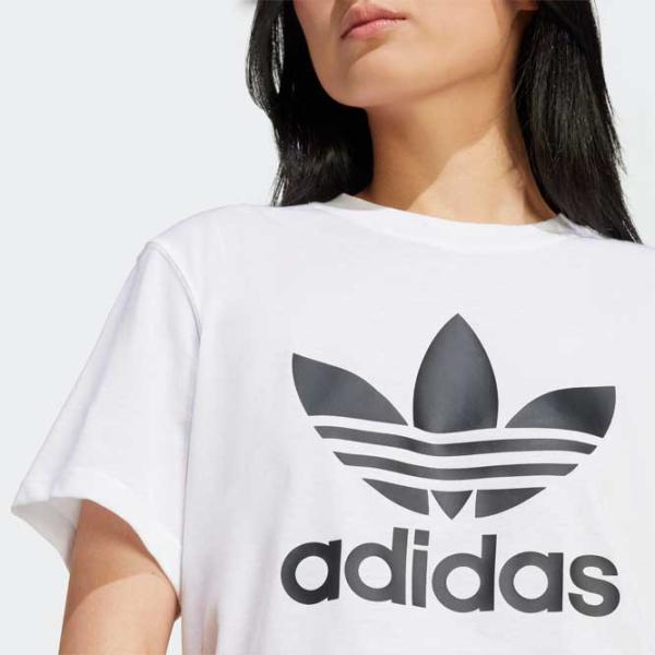 Футболка для женщин Adidas Trefoil Tee Boxy  / Белый photo 4