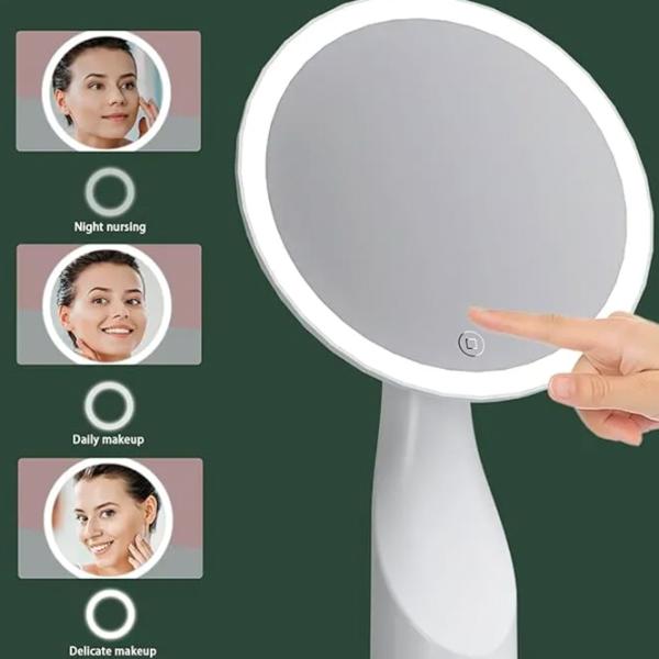 Oglindă de machiaj LED Mirror X320 Unilateral / Pink photo 6