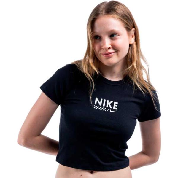 Tricou pentru femei Nike Nsw Cropped Tee Baby  / Black photo 1