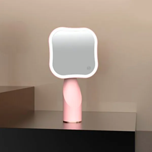 Зеркало для макияжа LED Mirror X325 Односторонняя / Розовый photo 3