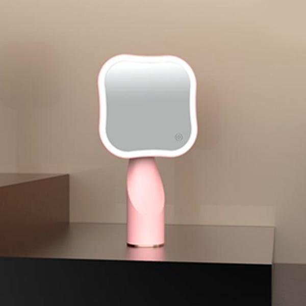 Зеркало для макияжа LED Mirror X325 Односторонняя / Розовый photo 3