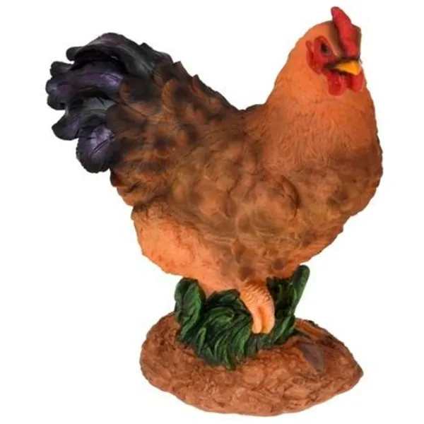 Садовые фигуры ProGarden Петух и курица Керамика / Коричневый photo 1