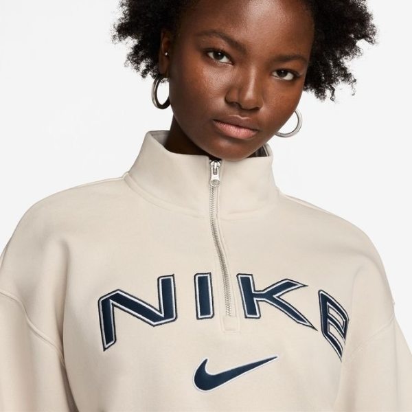 Спортивная куртка для женщин Nike NKFV7679104  S / Бежевый photo 3 Спортивная куртка для женщин Nike NKFV7679104  S / Бежевый photo 3