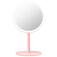 Зеркало для макияжа Xiaomi Doco Pro Односторонняя / Розовый