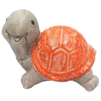 Figurină de gradină ProGarden Broască țestoasă, arici, melc Ceramică / Multicolor