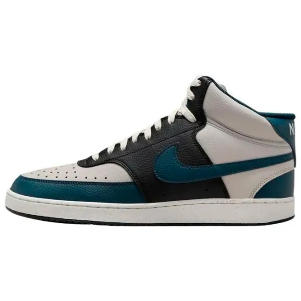 Ghete pentru bărbați Nike Court Vision Mid Nn 44.5 / Gray-Navy photo 2