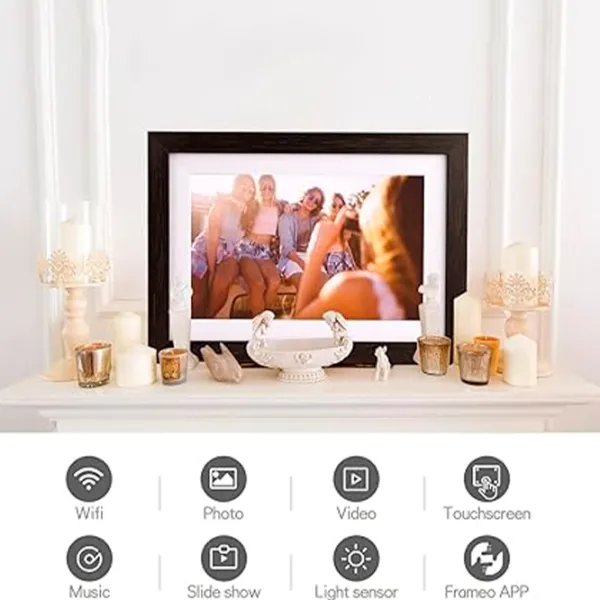 Ramă foto Frameo Wifi Digital Photo Plastic / Pe masă / Dreptunghiulară photo 6