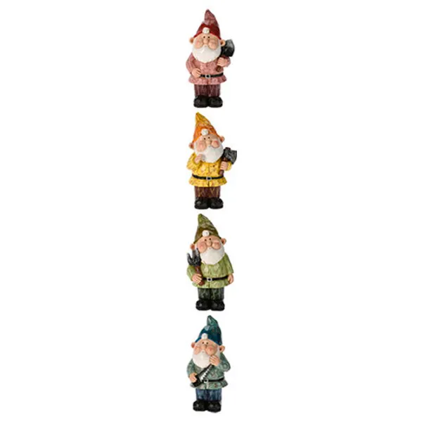 Figurină de gradină ProGarden Pitic cu instrument Ceramică / Multicolor photo 2 Figurină de gradină ProGarden Pitic cu instrument Ceramică / Multicolor photo 2